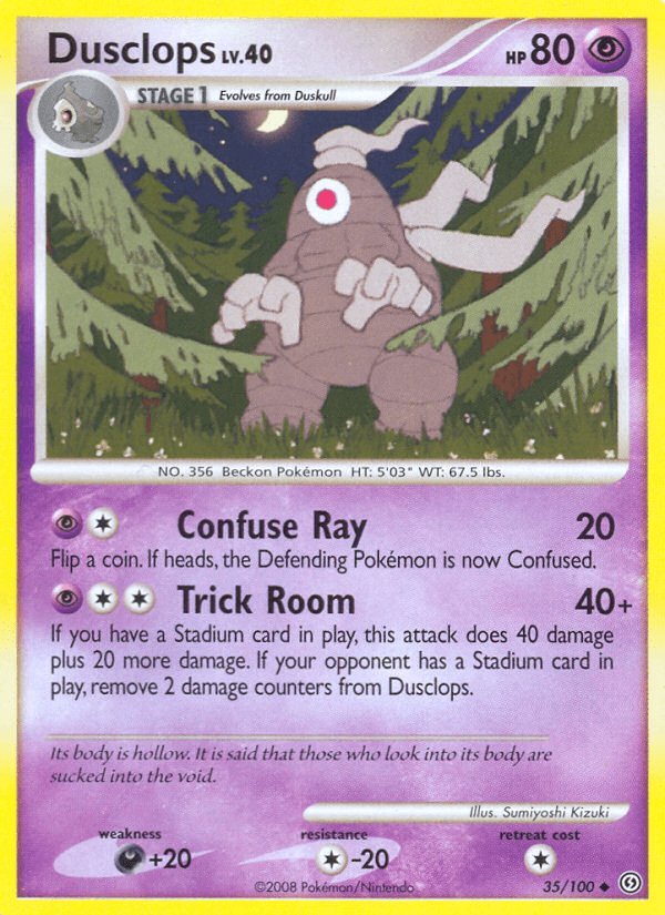 Dusclops Stormfront card