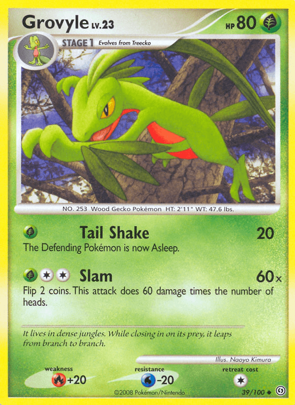 Grovyle Stormfront card