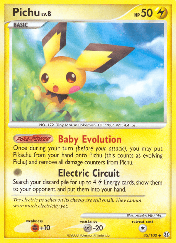 Pichu Stormfront card