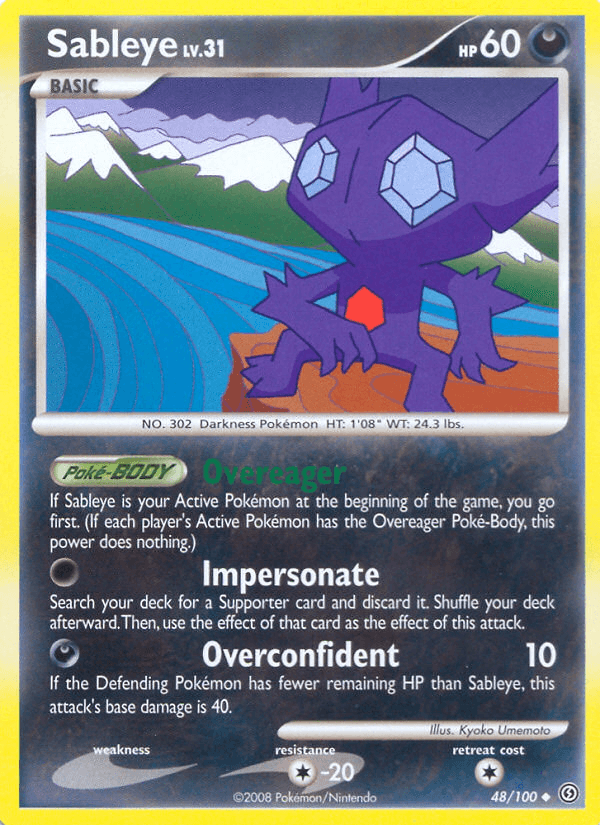 Sableye Stormfront card