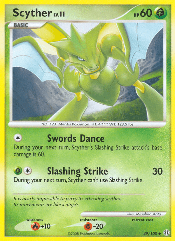 Scyther Stormfront card