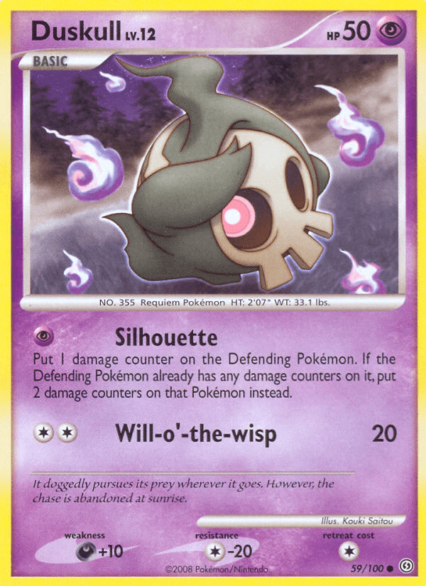 Duskull Stormfront card