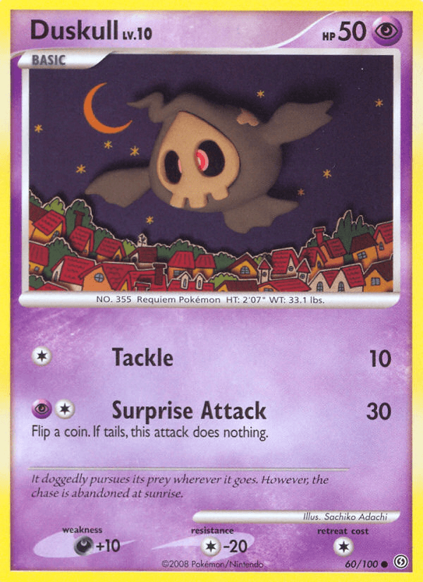 Duskull Stormfront card