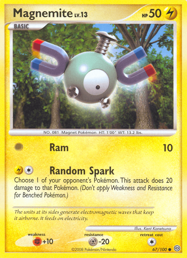 Magnemite Stormfront card
