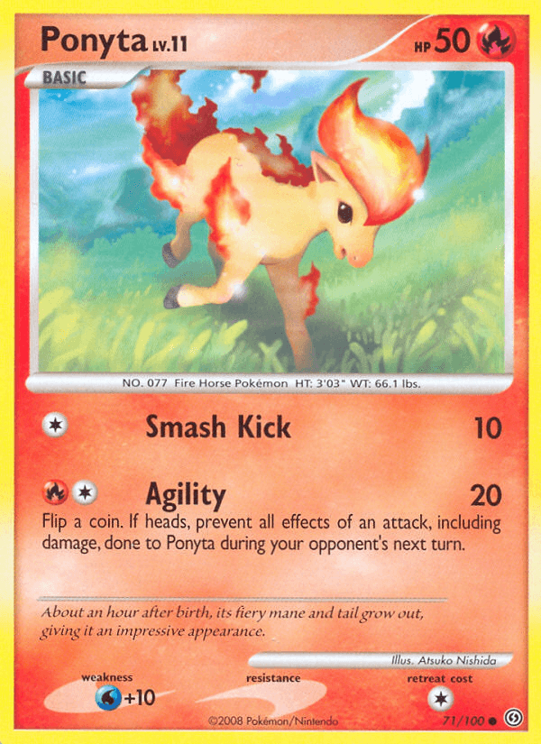 Ponyta Stormfront card