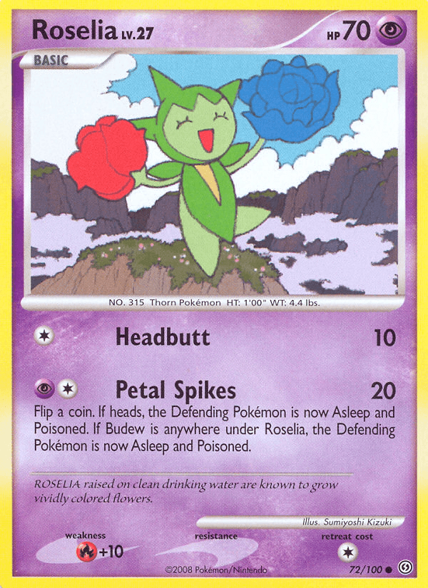 Roselia Stormfront card