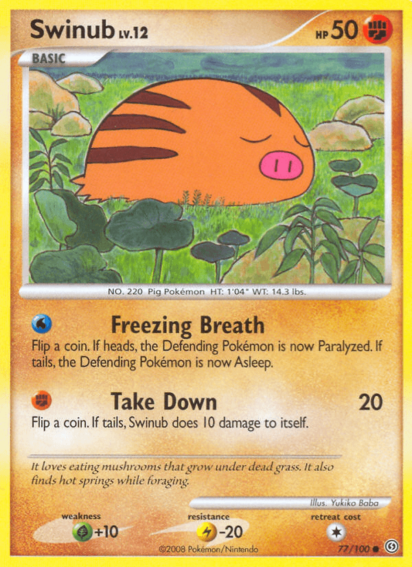 Swinub Stormfront card