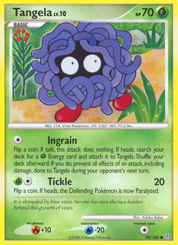 Tangela Stormfront card
