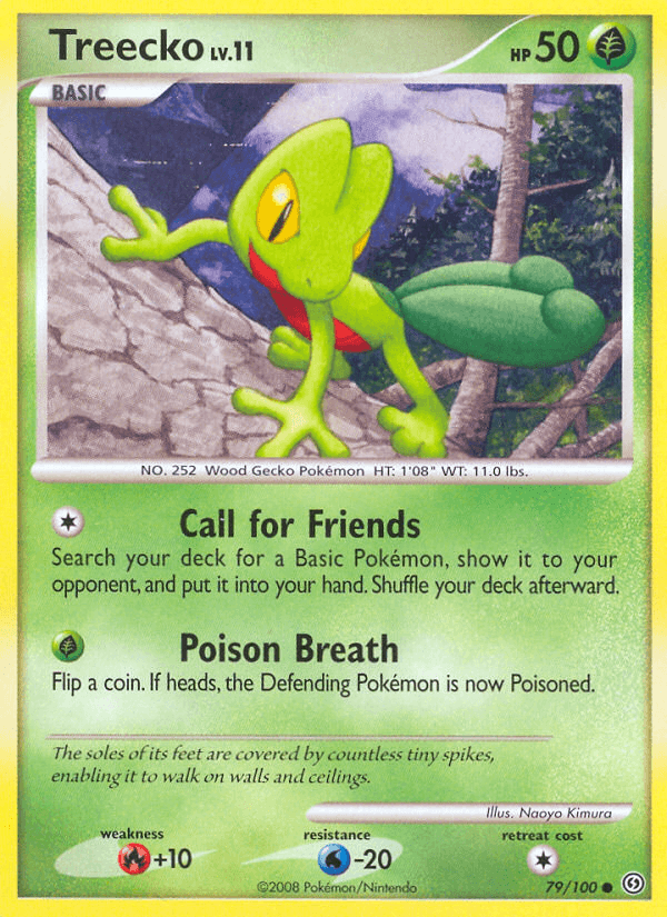 Treecko Stormfront card
