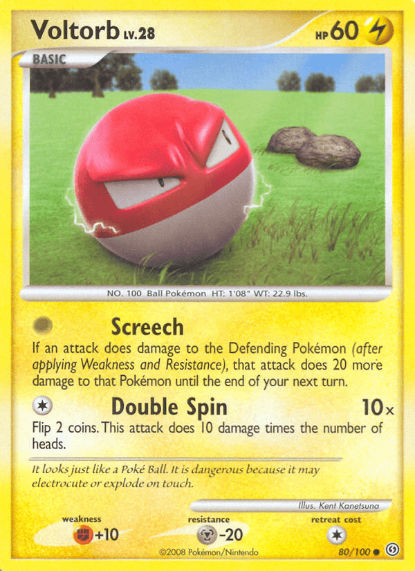 Voltorb Stormfront card