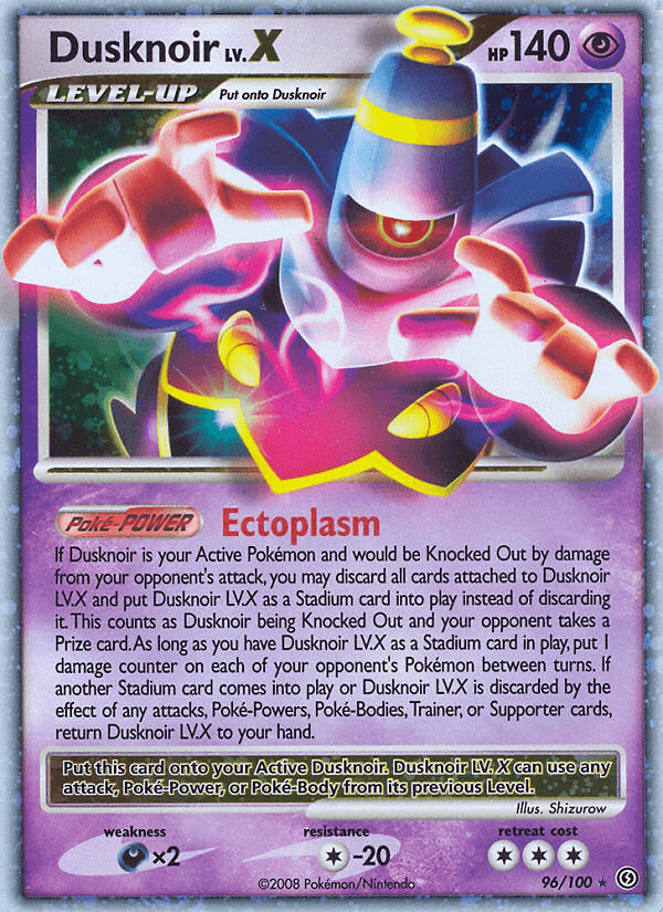 Dusknoir LV.X Stormfront card