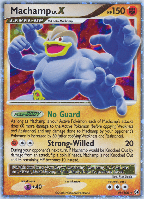 Machamp LV.X Stormfront card