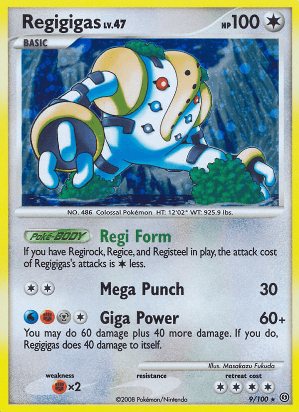 Regigigas Stormfront card