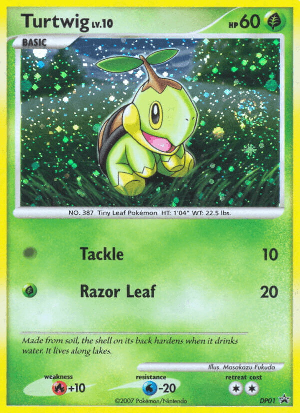 Turtwig DP Black Star Promos card