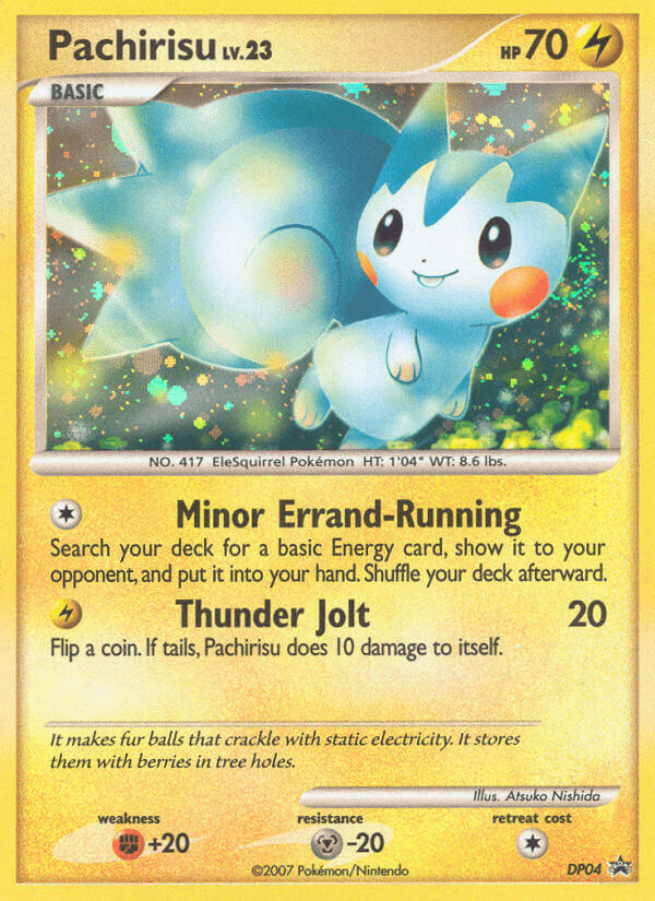 Pachirisu DP Black Star Promos card