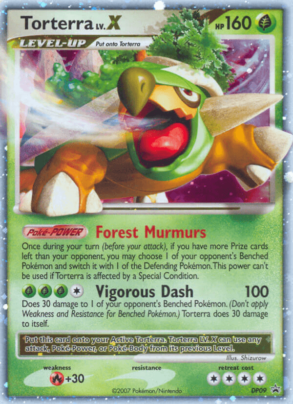 Torterra LV.X DP Black Star Promos card