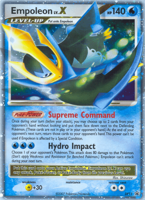Empoleon LV.X DP Black Star Promos card