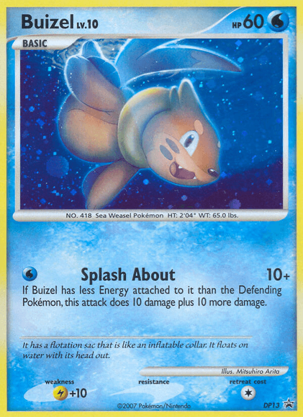 Buizel DP Black Star Promos card