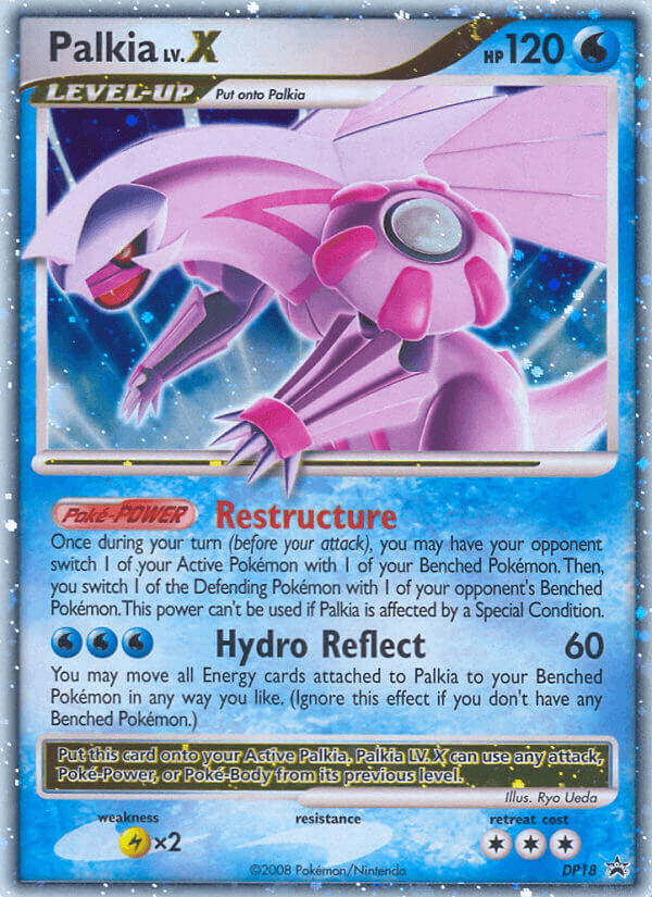 Palkia LV.X DP Black Star Promos card