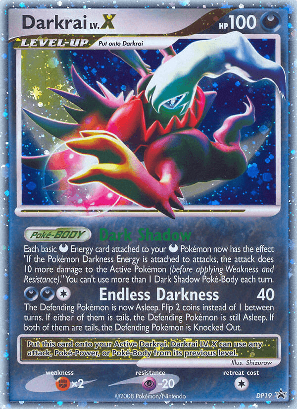 Darkrai LV.X DP Black Star Promos card
