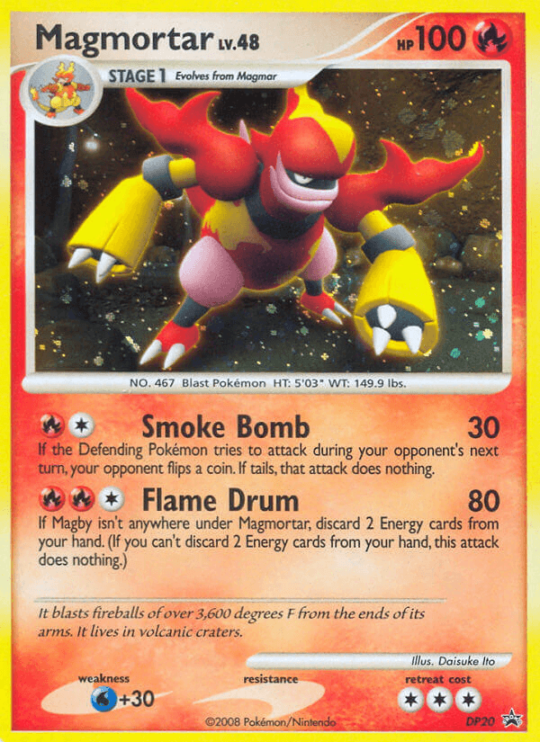 Magmortar DP Black Star Promos card