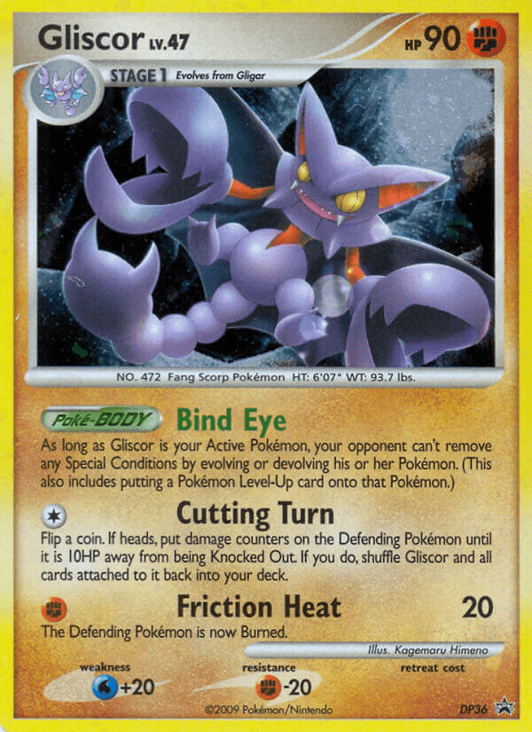 Gliscor DP Black Star Promos card