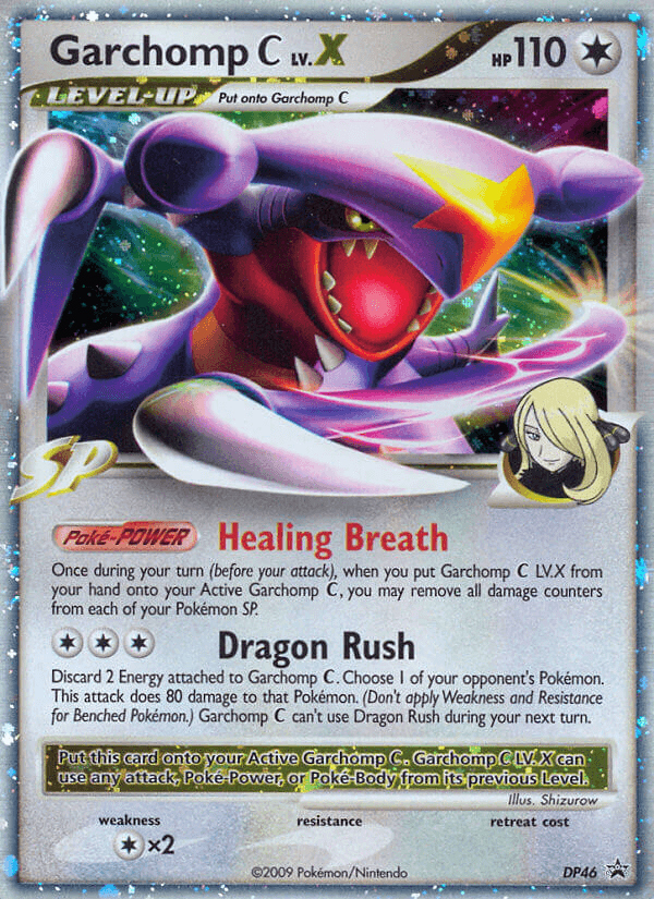 Garchomp C LV.X DP Black Star Promos card