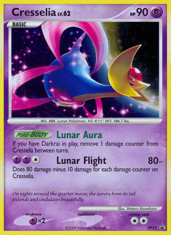 Cresselia DP Black Star Promos card