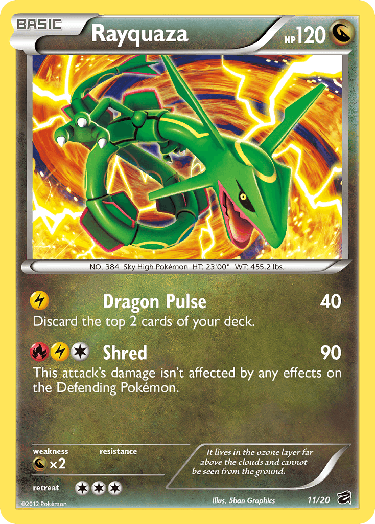 Rayquaza Dragon Vault card