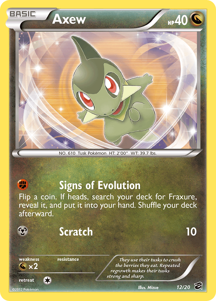 Axew Dragon Vault card