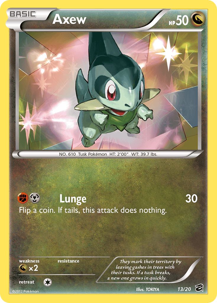 Axew Dragon Vault card