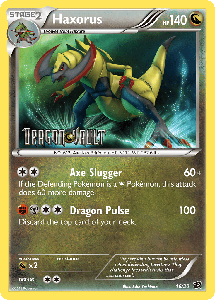 Haxorus Dragon Vault card