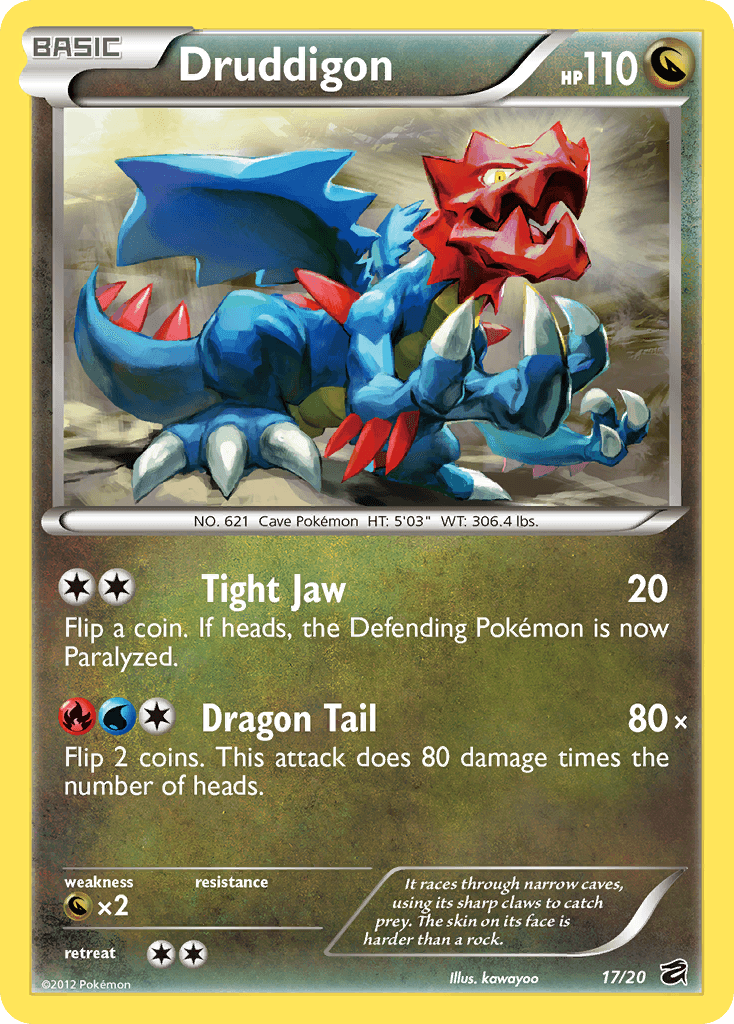 Druddigon Dragon Vault card