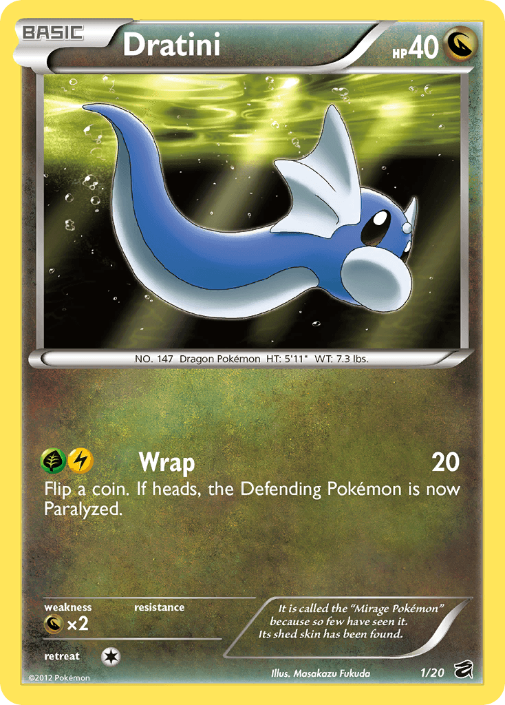 Dratini Dragon Vault card