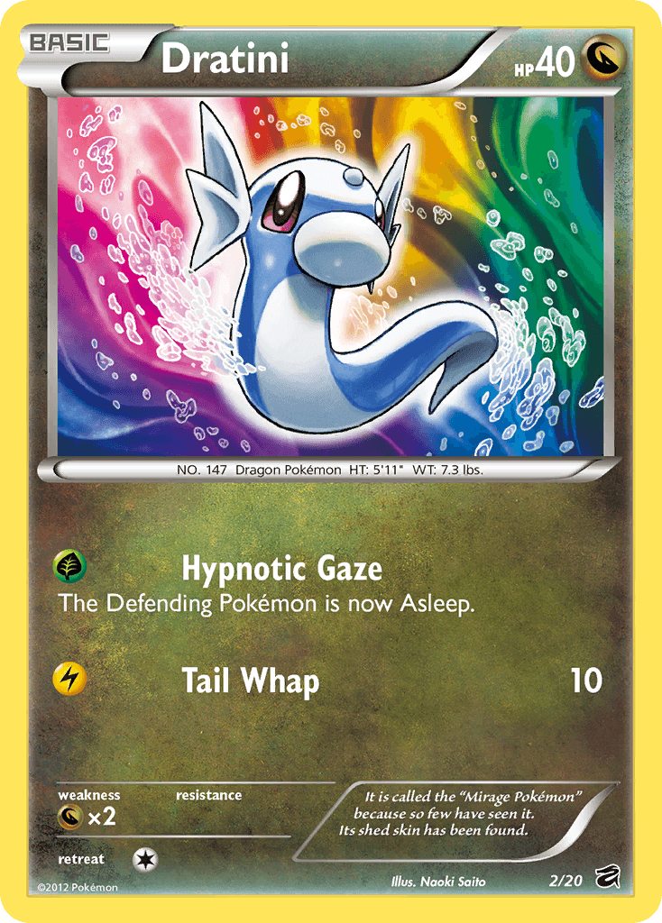Dratini Dragon Vault card