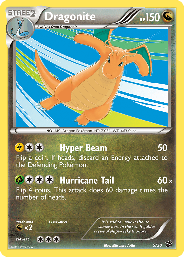 Dragonite Dragon Vault card