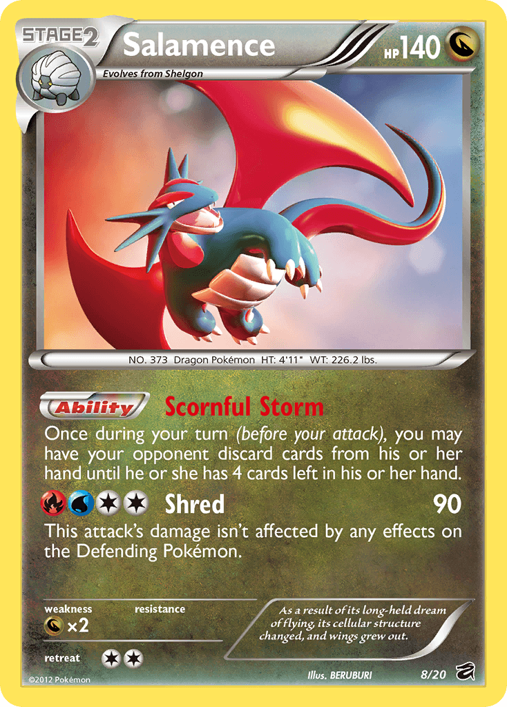 Salamence Dragon Vault card