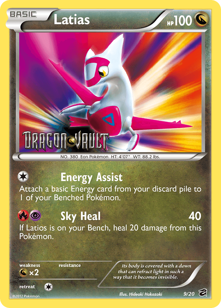 Latias Dragon Vault card