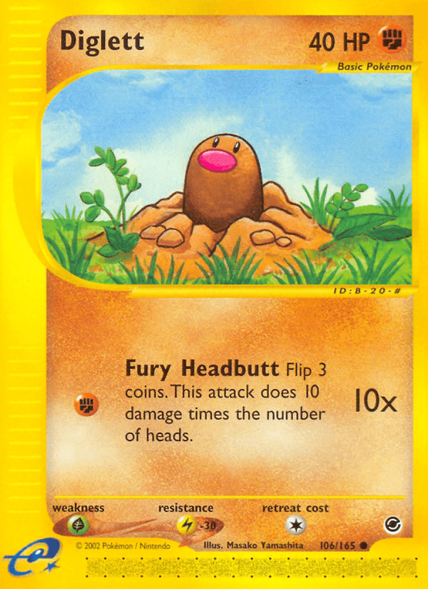 Diglett Expedition Base Set card