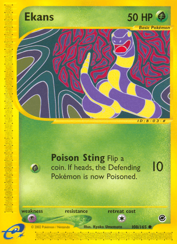 Ekans Expedition Base Set card