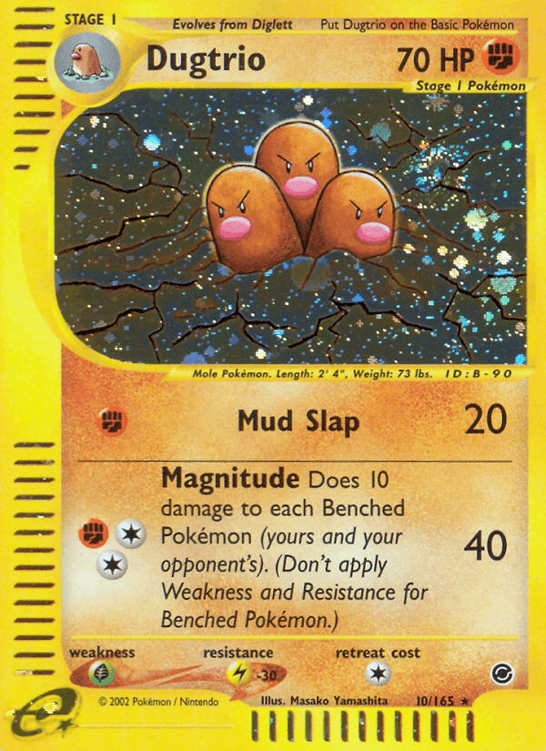 Dugtrio Expedition Base Set card