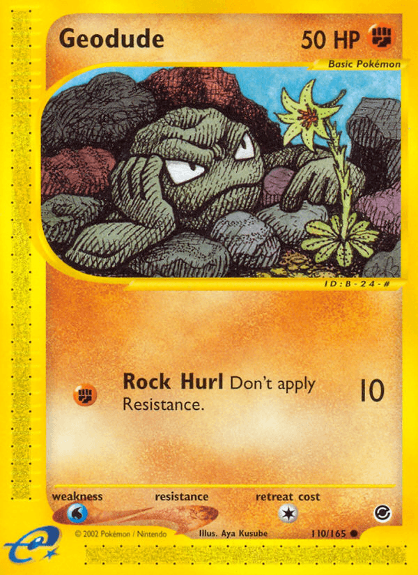 Geodude Expedition Base Set card