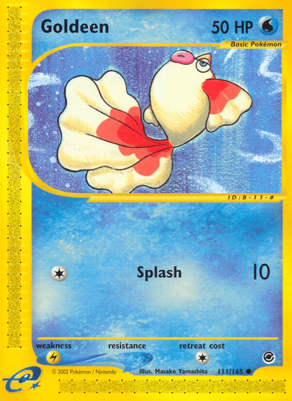 Goldeen Expedition Base Set card