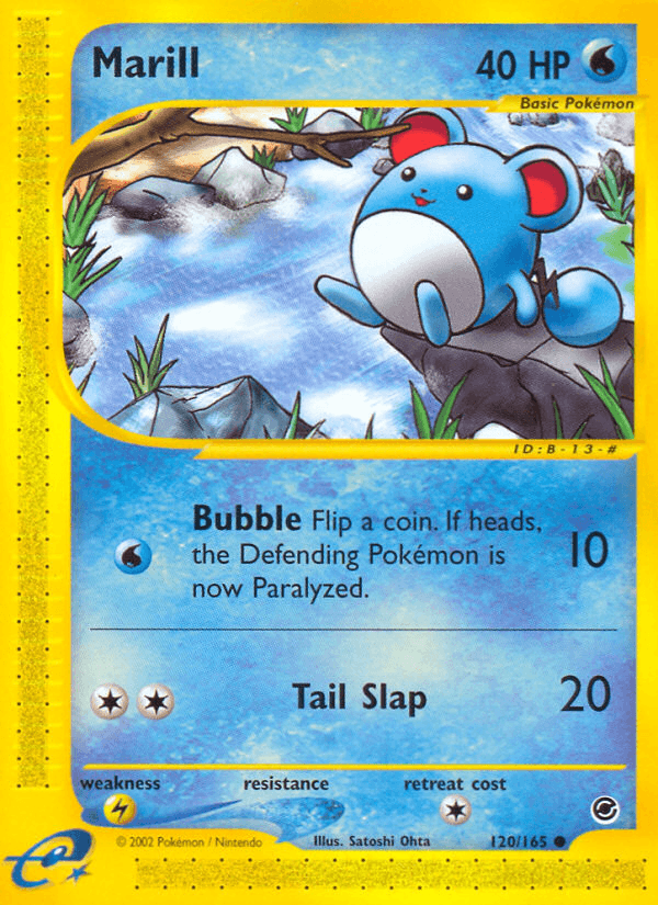 Marill Expedition Base Set card