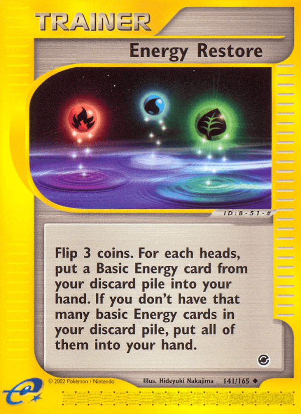 Energy Restore Expedition Base Set card