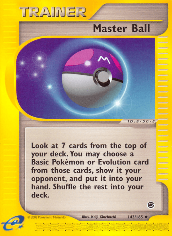 Master Ball Expedition Base Set card