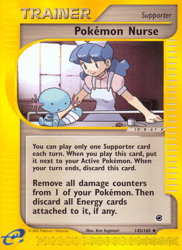 Pokémon Nurse Expedition Base Set card