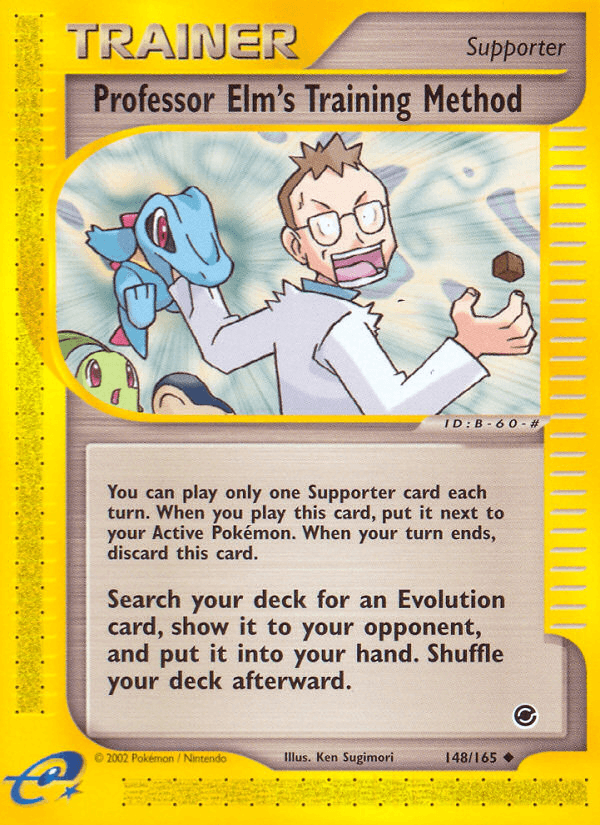Professor Elm's Training Method Expedition Base Set card