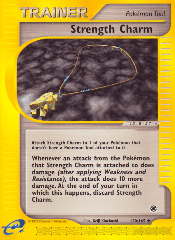 Strength Charm Expedition Base Set card