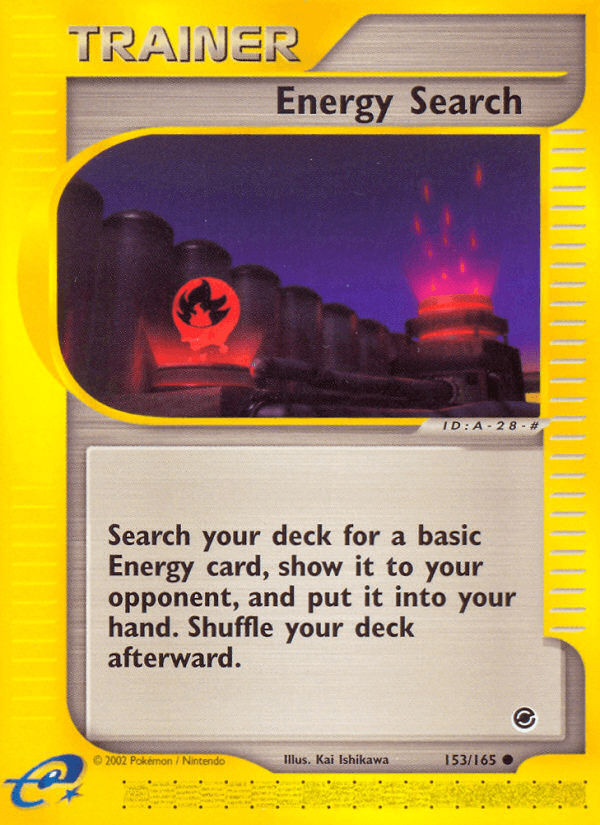 Energy Search Expedition Base Set card